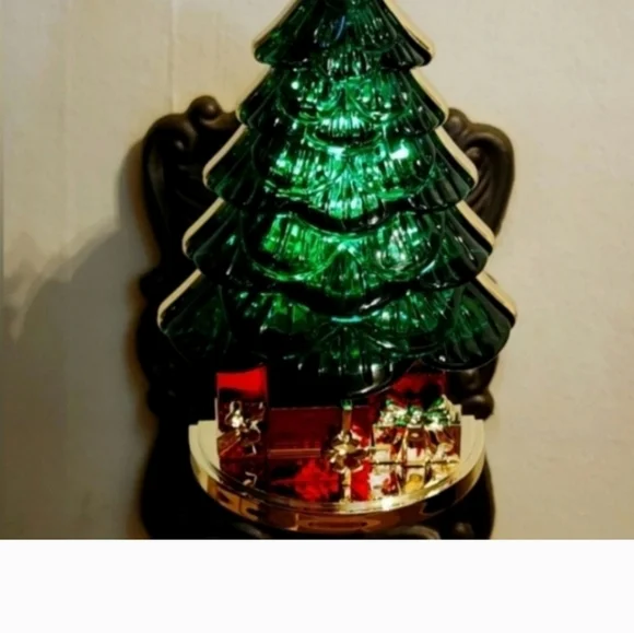 Bath & body twinkle light up christmas tree wallflower plug new - Picture 2 of 4